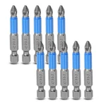 10 Pcs Magnetic Phillips Screwdriver Bits Set 2 Inch Long Anti Slip. Fixed Price $12.84.
