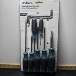 New Nib Anvil Screwdriver Set With 6 In 1 Tool 9 Piece. Fixed Price $19.99.