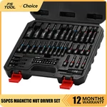 55PCS Magnetic Nut Driver Metric & Sae Impact Drill Bit Deep Set. Fixed Price $34.99.