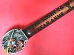 Right To Bear Arms Genuine Leather Belt & "give Up My Gun" Epoxy Buckle. Fixed Price $38.95.