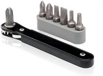 Neiko 03044A 1/4-INCH Mini Ratchet Screwdriver Set, 8 Pc, Cr-v Steel, Tigh. Fixed Price $12.50.