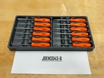 Snap-on Tools Rare 12PC Orange Hard Grip Screwdriver & Pick Set SDDXMINI12O. Fixed Price $599.95.