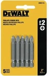Screwdriver Set Phillips, 2-INCH Power Bit, 5-PACK (DW2115) Dewalt. Fixed Price $15.49.