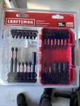 Craftsman Impact Rated 26-PIECE Cordless Screwdriving Drill Driver Bit Set. Fixed Price $19.95.