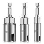 Sunjoyco 3 Pcs Power Wing Nut Driver Bit Set, Cr-v 10MM 12MM 16MM, Silver. Fixed Price $27.99.