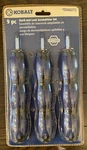 Kobalt 9 Pc Stack Lock Screwdriver Set #0568272 Brand New. Fixed Price $19.99.