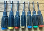Rare Vintage Craftsman 3 Sided Series 7PC Nut Driver Set 1/4" To 5/8 - Usa. Fixed Price $59.99.