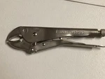 Vintage Stanley Usa 84-320 Vise-grip Style Curved Jaw Locking Pliers. Fixed Price $7.95.