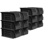 Akro-mils 12 Pack Akrobins Plastic Storage Bins, Space-saving Organizers, Black. Fixed Price $54.99.