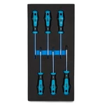 Capri Tools Kontour Star Screwdriver Set, 6-PIECE With The Mechanics Tray. Fixed Price $63.21.