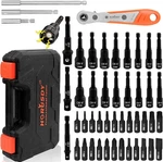 Magnetic Nut Driver Set 47-PIECE For Impact Drill Sae (1/4". Fixed Price $29.95.