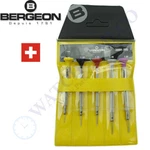 Bergeon 30081-P05 Set Of Watchmakers Ergonomic Screwdrivers Swiss Made New. Fixed Price $89.95.