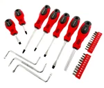 Toolman 30 Piece Screwdriver And Bit Set. Fixed Price $14.99.