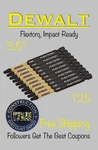10 Pieces Dewalt 1/4 Hex Flex Torq 3-1/2 In. T-25 Torx Power Impact T25. Fixed Price $16.10.