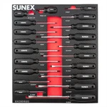 Sunex Phillips Slotted And Torx Magnetic 20 Piece Screwdriver Set In Eva Foam Sx. Fixed Price $64.08.
