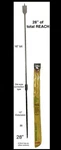 Irwin Speedbor 2000XL 7/8 16" Wood Spade W/12 Extension Bit, 28 Of Reach. Fixed Price $16.00.