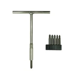 Yrsssa T-handle Wrench & Jis Screwdriver Set Includes 6 Silver White, Gray. Fixed Price $31.85.