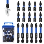 Workpro 16PCS PH2 Impact Phillips Screwdriver Set 1/4" Hex-shank. Fixed Price $18.99.