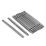 X 100MM Long Magnetic Double Ended Slotted Phillips Screwdriver Bits Gray. Fixed Price $17.97.