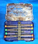 Kobalt 9 Piece Precision Screwdriver Set Plastic Handle 0525844. Fixed Price $10.00.