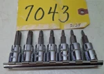 Craftsman Tools 7-PIECE 3/8" Torx Star Bit Driver Socket Set ,auto Truck. Fixed Price $32.99.