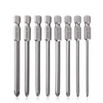 Saiper 8PCS Magnetic Cross Head Screw Driver Bit Phillips 75MM. Fixed Price $10.52.
