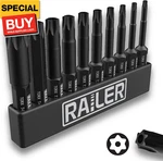 Tamper Proof Torx Bit Set, 10-PIECE 6 Point Security Screwdriver Set.. Fixed Price $17.11.