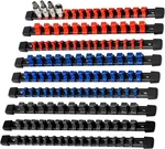 Amm 9-PIECE Socket Organizer, 1/2 Inch, 3/8 And 1/4 Drive Abs Tools-so. Fixed Price $38.52.