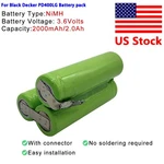 Battery For Black Decker PD400LG 3.6 Volt Screwdriver Power Tool. Fixed Price $21.00.