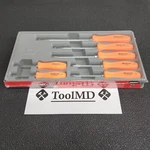 Snap-on Tools Usa New 7PC Orange Hard Grip Combination Screwdriver Set SDDX70AO. Fixed Price $399.95.