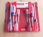 Craftsman 8 Pc Screwdriver Set Philips & Flathead/slotted #47136. Fixed Price $30.25.