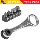 Klein Tools 1/4 Mini Ratchet With Screwdriver Bits And Adapter. Fixed Price $22.48.