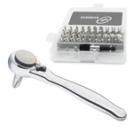 Strebito Right Angle Screwdriver 32-PIECE 1/4 Inch Mini 1,. Fixed Price $24.53.