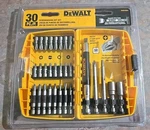 Dewalt DWA21SD30 30-PIECE Screwdriving Bit Set. Fixed Price $20.00.
