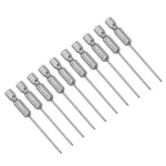 10PACK 1.6MM PH00 Magnetic Phillips Screwdriver Bits 1/4" Hex Shank 2.56". Fixed Price $14.75.
