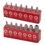 Ram-pro 15PC Torx Star Point, Security Tamper Proof, Driver Bit Set T5, 6.... Fixed Price $17.21.