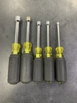 Klein Tools Usa Nut Setter Driver 5PC Cushion Grip Hollow Shaft Pro. Fixed Price $29.99.