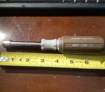 Craftsman -h- Series 11MM Nut Driver With Comfort Grip # 42207 Made In Usa. Fixed Price $6.50.