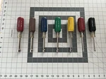 Craftsman, Sae 7 Pc Nut Driver Set 942190 Comfort Grip, H Series 3/16"-1/2". Fixed Price $79.99.