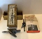 Vintage Tools Bruno Circle Hole Cutter Drill Bits & 100 And Box 101B. Fixed Price $21.00.