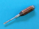 Vintage Proto 9702 Wooden Handle Red-line 2-3/8" Flat Screwdriver Los Angeles. Fixed Price $12.85.