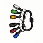 1/4" Hex Shank Quick Release Keychain Screwdriver Drill Bit Holder Colorfulb. Fixed Price $5.97.
