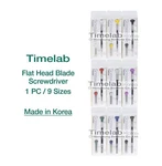 Timelab Watch Jewelry Repair Precision Screwdriver Flat Head Blade 1 Pc 9 Sizes. Fixed Price $12.90.