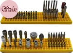 Organizer Set (yellow) 158-HOLE Storage 1/4" Hex Bits & Drive. Fixed Price $39.56.