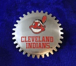 Cal Custom Cleveland Indians Chief Wahoo Grille Badge Chevy Pontiac Mopar Ford. Fixed Price $29.95.