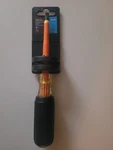 Ideal 35-9150 Slotted 1/4" X Insulated Screwdriver. Fixed Price $18.99.