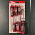 Hyper Tough 6 Pc Heavy Duty Screwdriver Set Magnetic Phillips Slotted New. Fixed Price $12.99.