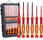 1000V 6-PIECE Mini Insulated Screwdriver Set, Magnetic Tip Electrician. Fixed Price $22.99.