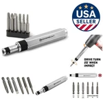 Professional Impact Driver Tool Set: 7-PIECE Extraction Kit For Stuck Fasteners. Fixed Price $72.99.