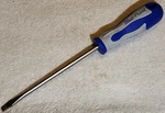Blue-point By Snap-on Soft Grip 1/4" Flat Head Slotted Screwdriver BSGD5 Spain. Fixed Price $26.24.